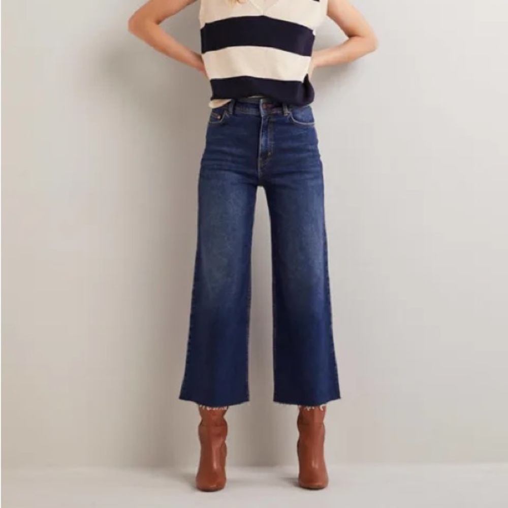 NWT! Boden Wide Leg High Rise Jeans - US 2R